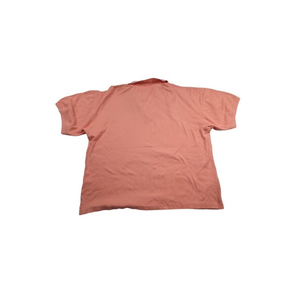 Smith & Watkins Sz L Men Orange Textured  Polo Shirt - Picture 2 of 12